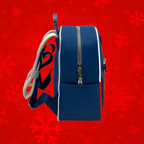 Loungefly Mickey & Minnie Winter Skating Scene Mini Backpack - Picture 3 of 4